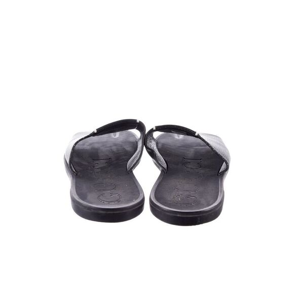 Gucci Black leather Interlocking G Logo Slides size 9 - Picture 3 of 4